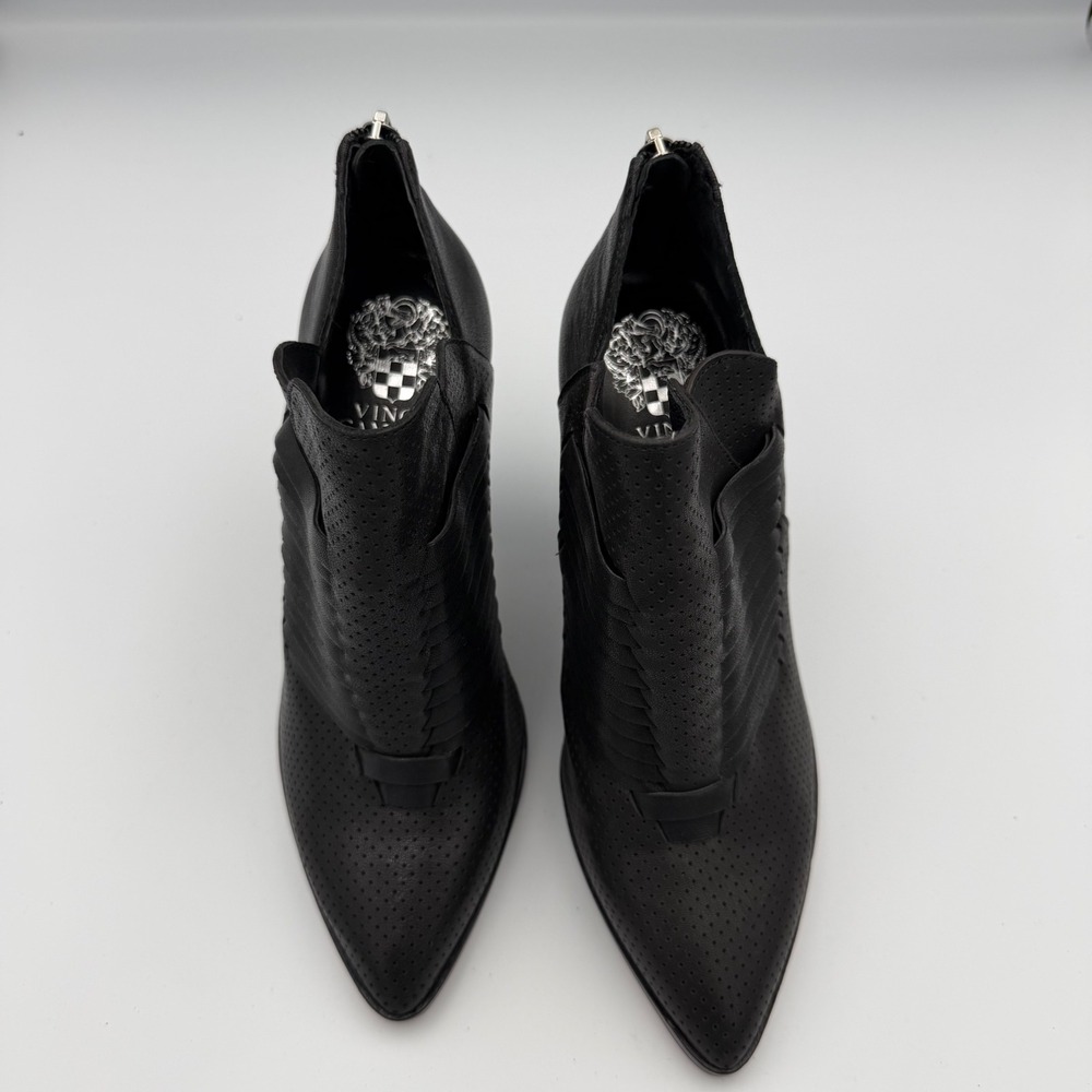 Vince Camuto Levana Booties Womens 7.5 Black Excellent Leather